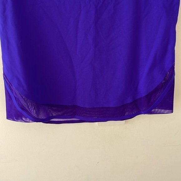 NWOT Athleta CADENCE TEE Paradise Blue workout shirt size XXS RATED UPF 50+ - Picture 5 of 8